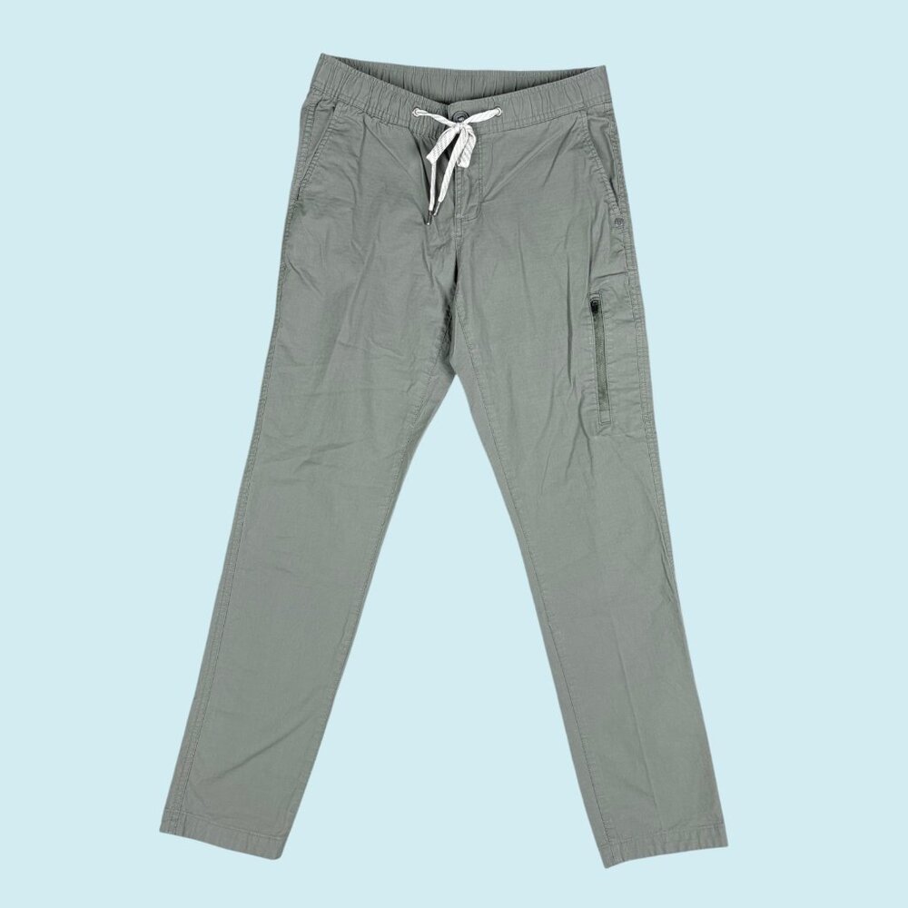 Vuori Pants Women's Size XS Ripstop Jogger Green Army Drawstring Organic Cotton